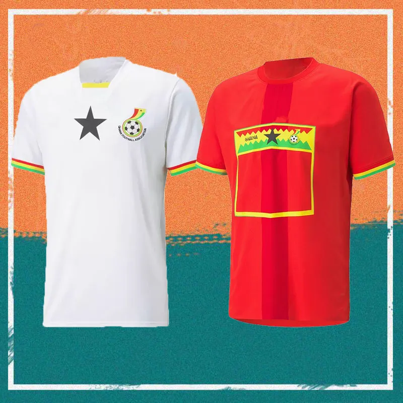 22/23 Ghana THOMAS Soccer Jerseys 2022 Home National Team SCHLUPP KUDUS