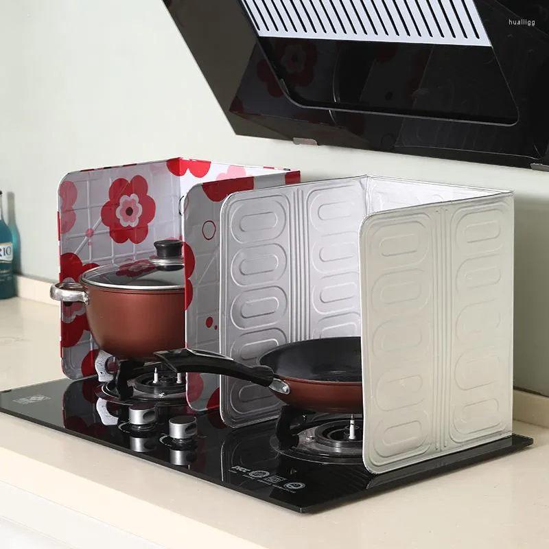 Table Mats Kitchen Oil Baffle Creative Printing Oil Proof Aluminum Foil