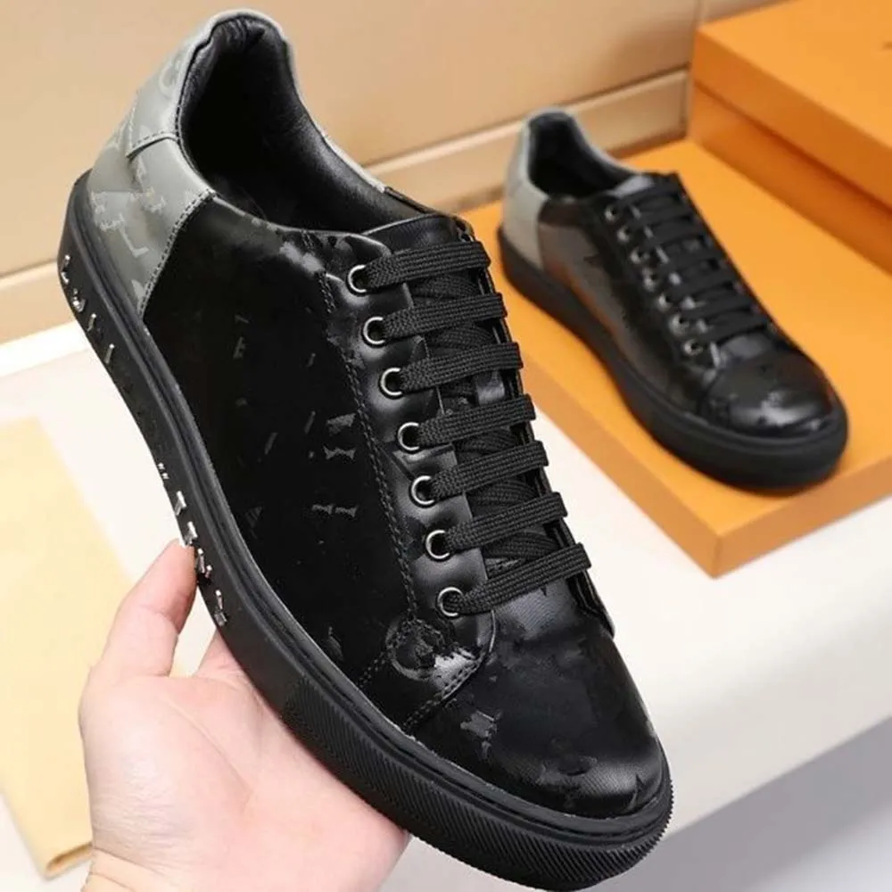 Top Quality Luxury Designer Shoes Casual Sneakers Breathable Calfskin ...