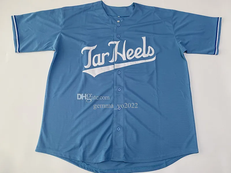 Custom North Carolina Tar Heels UNC College Baseball Jersey Hunter Stokely Alberto Osuna Johnny Castagnozzi Connor Bovair Jake Knapp Jackson Van De Brake Casey Cook