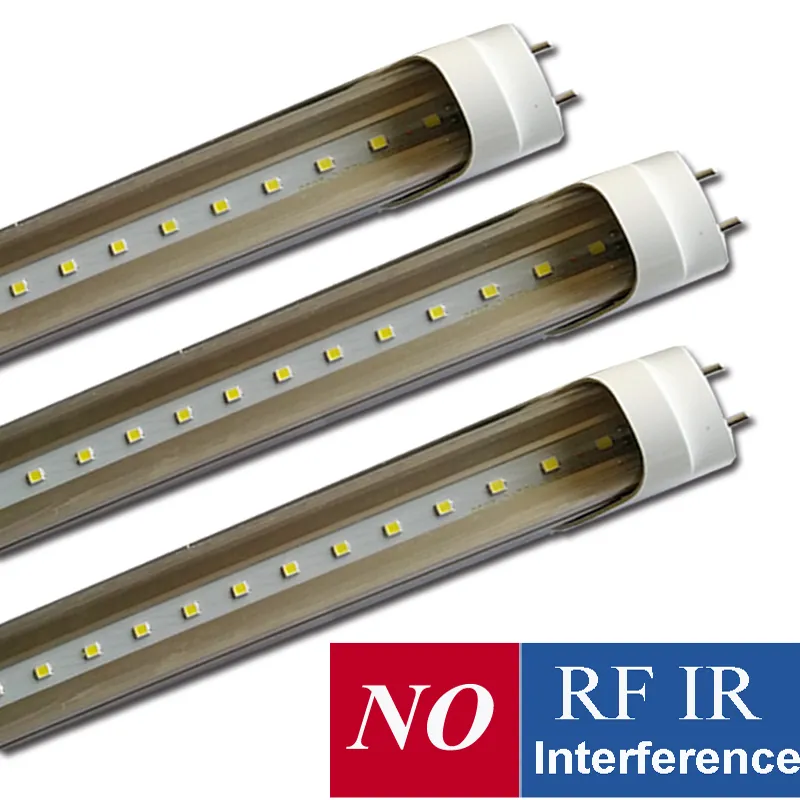 4FT LED Light Tubes 22W 2200LM 6000K No RF & FM Interference 4 Foot T8 T10 T12 Replacement Fluorescent Garages Shop Tube Ballast Bypass G13 Base usalight