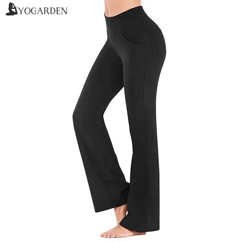 Yoga Outfits Yoga Pants with Pocket Women Joggers Wide Leg Flare Pants Girl  Aesthetic Trousers Female Sweatpants Flared Baggy Plus Size S-4XL T220930