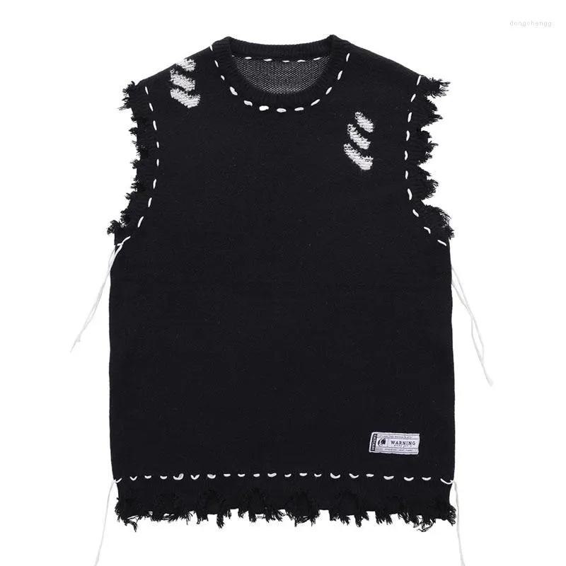 トップス DAIRIKU 20SS Pullover Fringe Knit Vest DAIRIKU 20SS Pullover Fringe Knit Vest