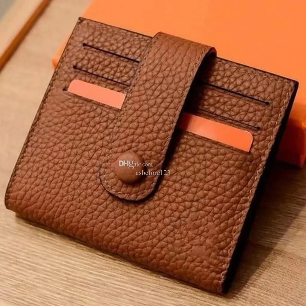 HE03 Дизайнерские кошельки для женщины Classic H Compes Money Simple Business Leather Fashion Holders Женская банковская карта классика кошельки мужские