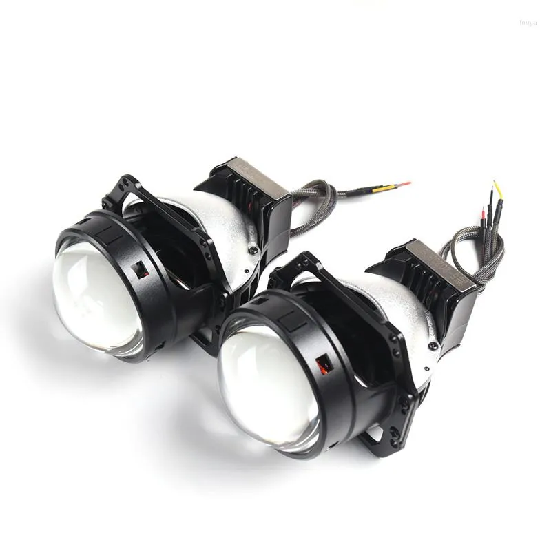 Belysningssystem SANVI CAR BI LED Projector Lens -str￥lkastare 3.0 "12V 40W 6000K med hella 3R G5 -konsol Auto Headlamp Light Retrofit