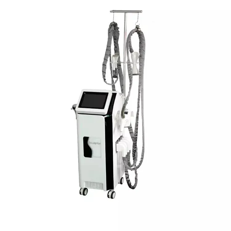 Senaste 5 i 1 bantning Vikt Vikt Beauty Machine RF Cavitation Slimming Auto Roller Vacuum Device