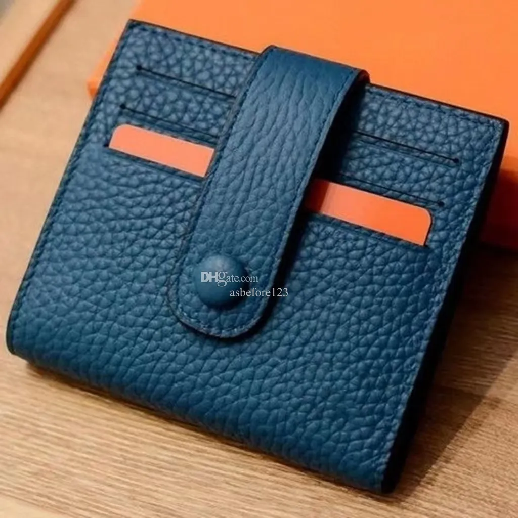 HE02 Дизайнерские кошельки для женщины Classic H Compes Money Simple Business Leather Fashion Holders Женская банковская карта классика кошельки мужские