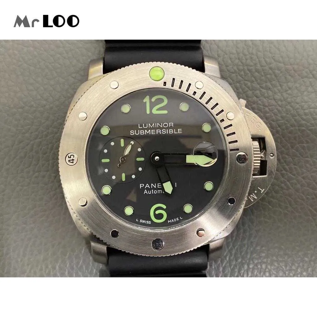 Lüks Watch Designer Erkek Mekanik Otomatik Safir Aynası 47mm 13mm Kauçuk İzleme Bandı Spor Kol saatleri MX18