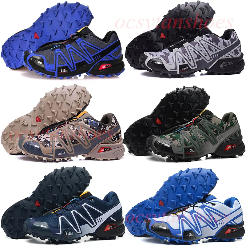 Salomon Speed Cross 3.0 CS mens running shoes Mesh Triple black white blue red yellow green speedcross men women trainers outdoor sports sneakers 40-48