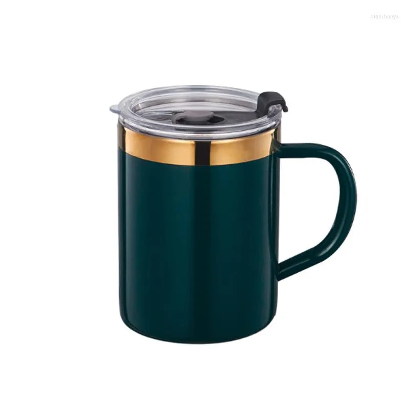 Mugs Coffee Mug Portable Cup Travel Tumbler Jug Milk Tea Cups Office Water Double Wall 304 Stainless Steel
