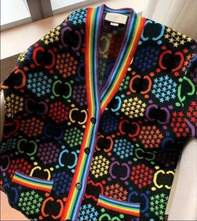 2022 デザイナーファッションハイエンドの女性のセーター女性のセーター女性快適で暖かい高級 G レタープリントカーディガンボタン