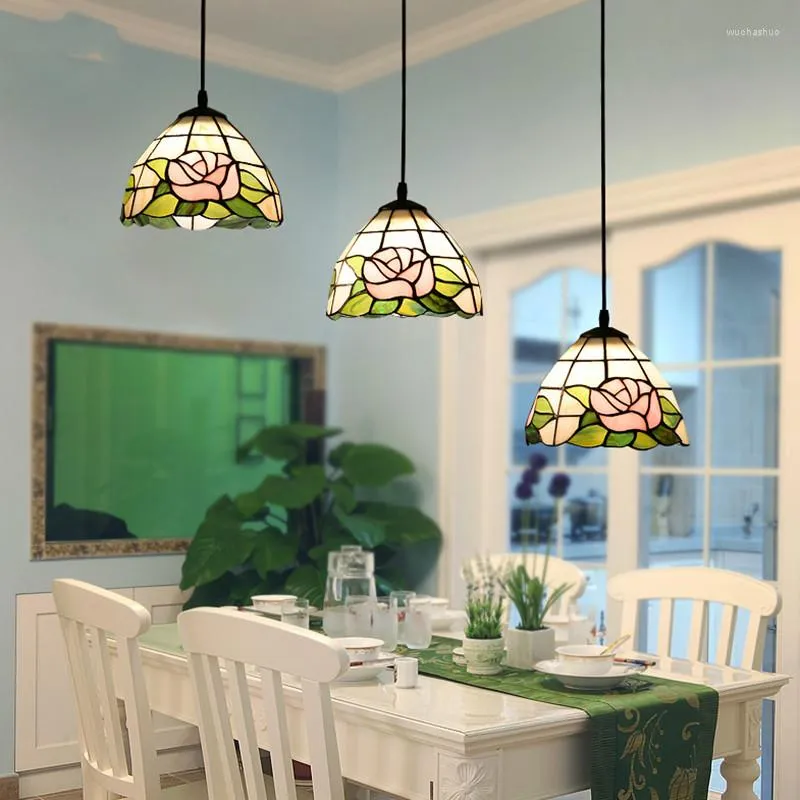 Pendant Lamps Eusolis Vintage Glass Loft Chandelier Modern Lighting Mediterranean Sea Lustres De Sala Jantar Hanging Light
