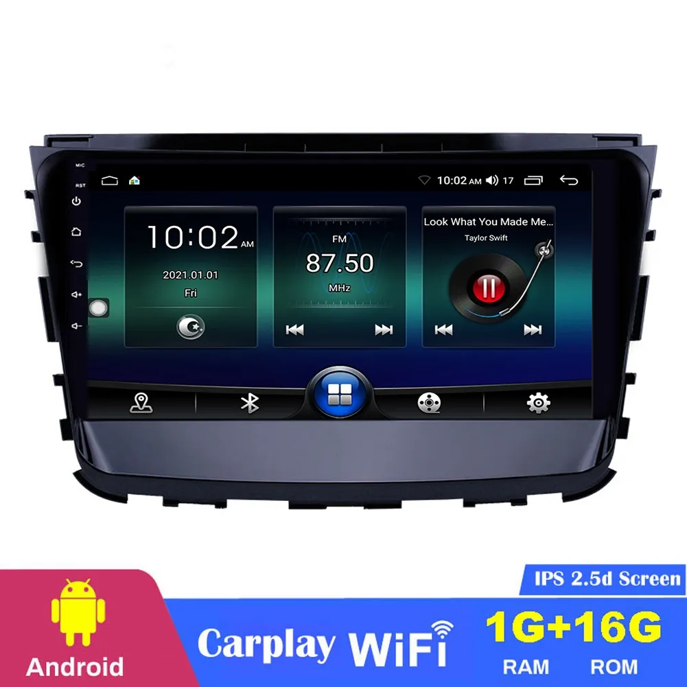 Lettore DVD per auto Android da 10,1 pollici per Ssang Yong Rexton-2019 Auto PC PAD Radio FM GPS Glonass Navigazione Audio Video Unità principale