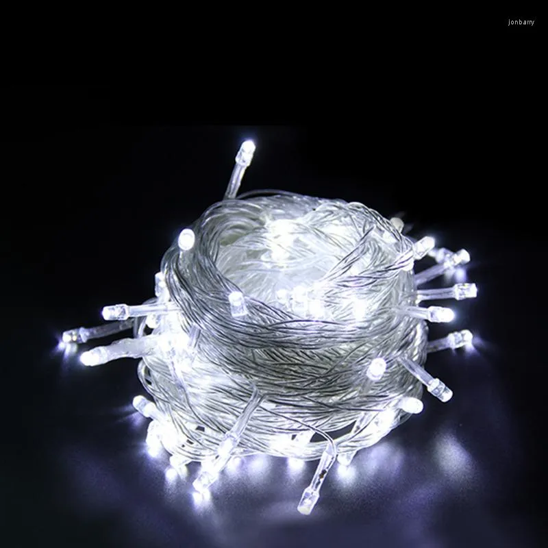 Dizeler 10m 80leds 20m 200leds pille çalıştırılan LED String Lights Peri Lambalar Çelenk Tüm Tatiller Düğün Partisi Noel Dekorasyon