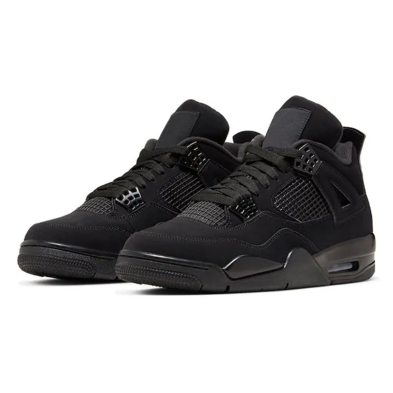 OG 4 Basketball Shoes 4s Men Women Sneakers Military Black Cat