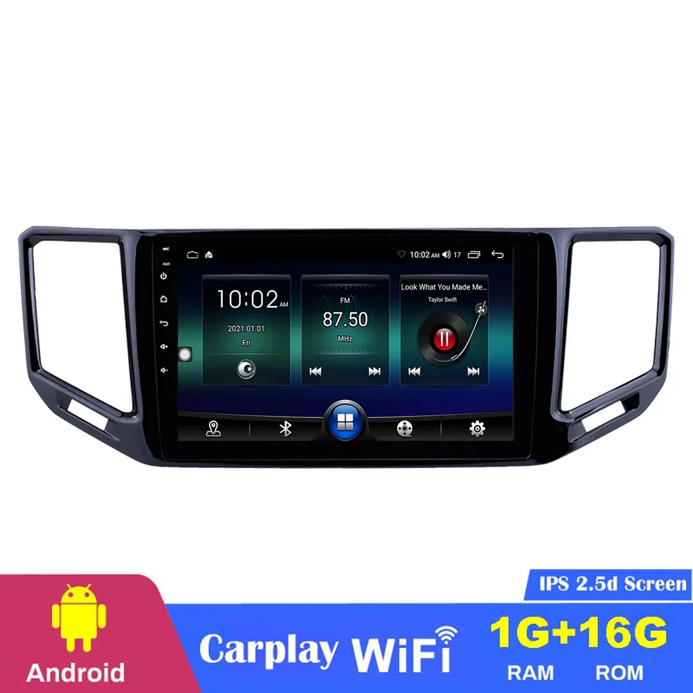 Lecteur GPS multimédia dvd de voiture pour VW Volkswagen Teramont 2017-2018 système d'exploitation Android 10.1 pouces