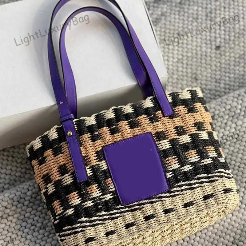 5A Light luxury Crochet Shoulder Bag Designer Straw Wallet leisure practical handbag For Women Classic Famous Brand Shopping Purses 220208