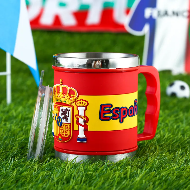 New 2022 Qatar World Cup water cups Mugs soccer surrounding mugs national team souvenirs fans small gifts event prizes