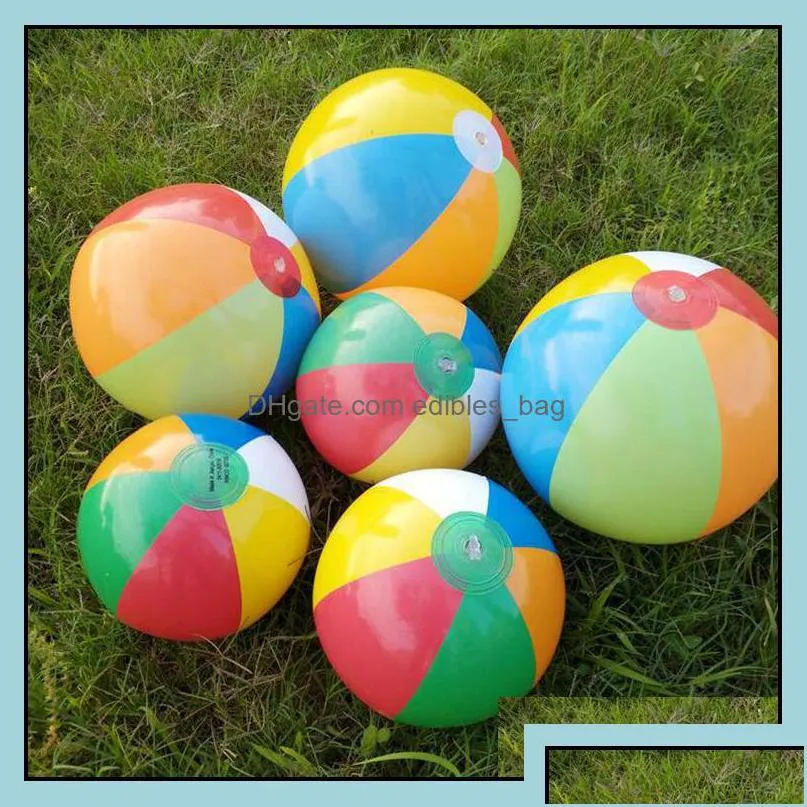 Andra festliga fest leveranser hem trädgård ll uppblåsbara stränder boll utomhus strandbollar vatten spor otlk3