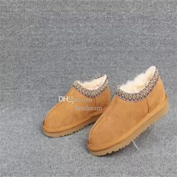 designer austrália Bota feminina homem Clássico inverno australiano SLIPPER botas tornozelo luxo botas de neve mocassins rasos chinelos de inverno WGG MAN TASMAN sapatos