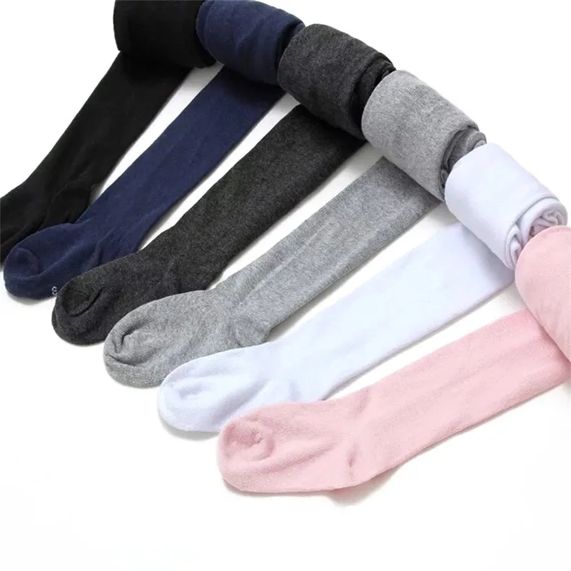 Tizzas de leggings Baby meias da primavera Autumn Cor de algodão macio e macio de garotas de menina nascidas de garotas de meia -calça de meia -calça 2201006