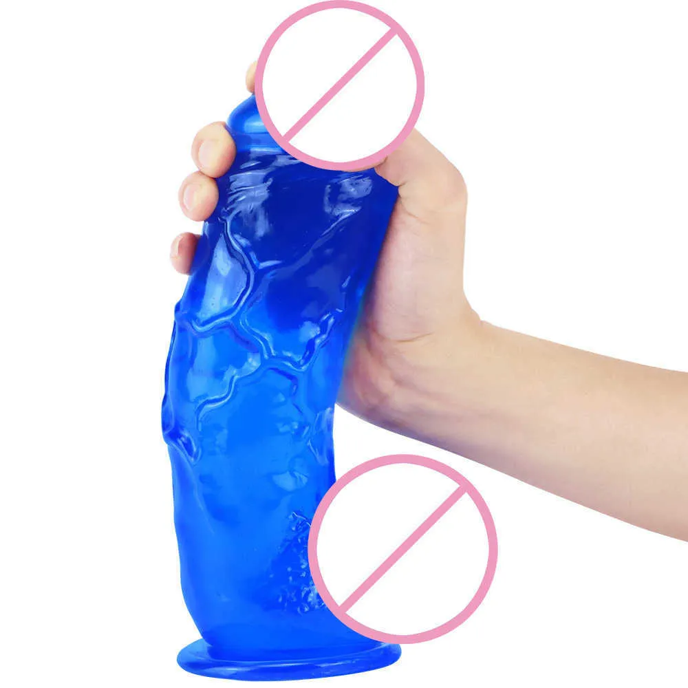 Dildos dong 6 5 cm di spessore ventosa finto masturbatore femminile super grande manuale Jj 221006