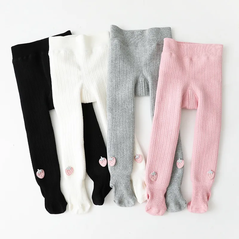 Girls’ Thermal Cotton Leggings with Jewels