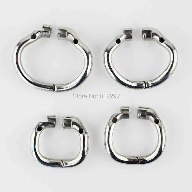 Nxy Chastity Devices Additional Arc Base Ring Fit for New Men Device in Our Shop Curved 4 Size Choose Cock Cage Bondage 220829