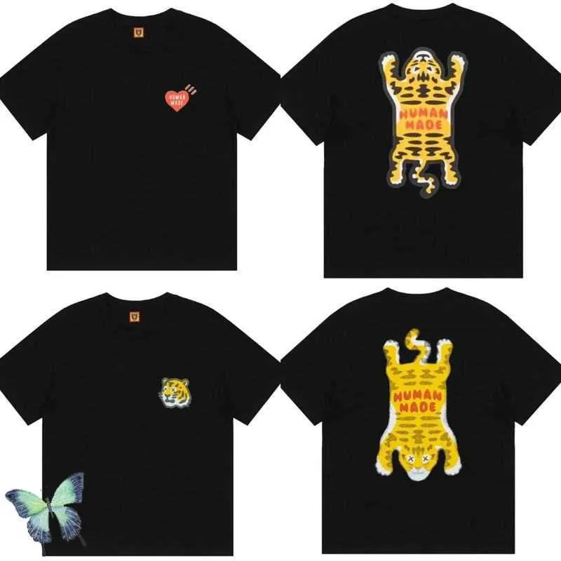 Herr t-shirts 2022 sommar bambu bomull två stil tiger tryck mänsklig tillverkad t-shirt t221006