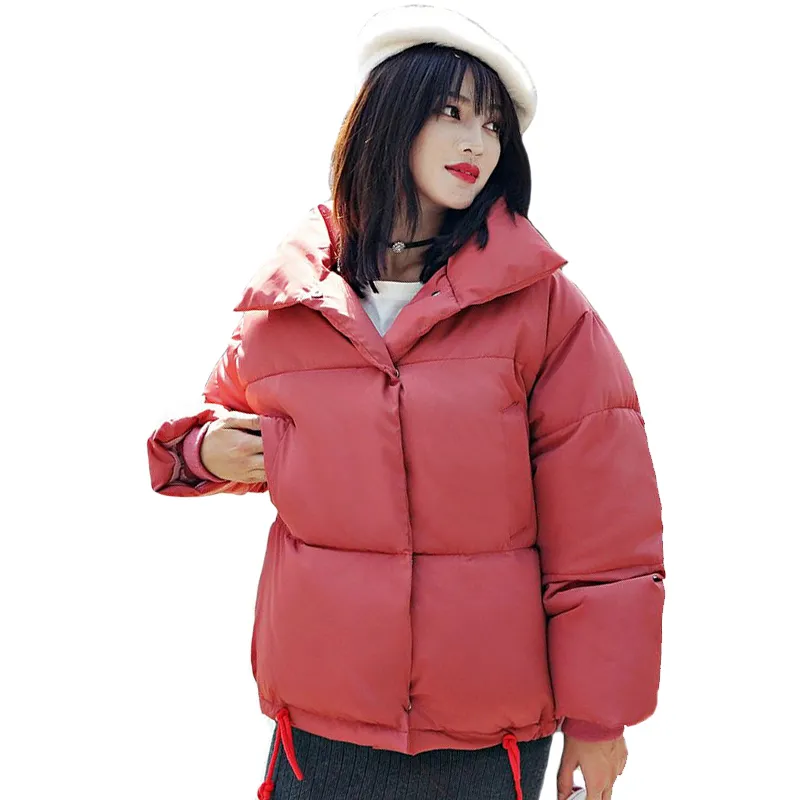 Botões de colar de gola de parkas do parkas feminino