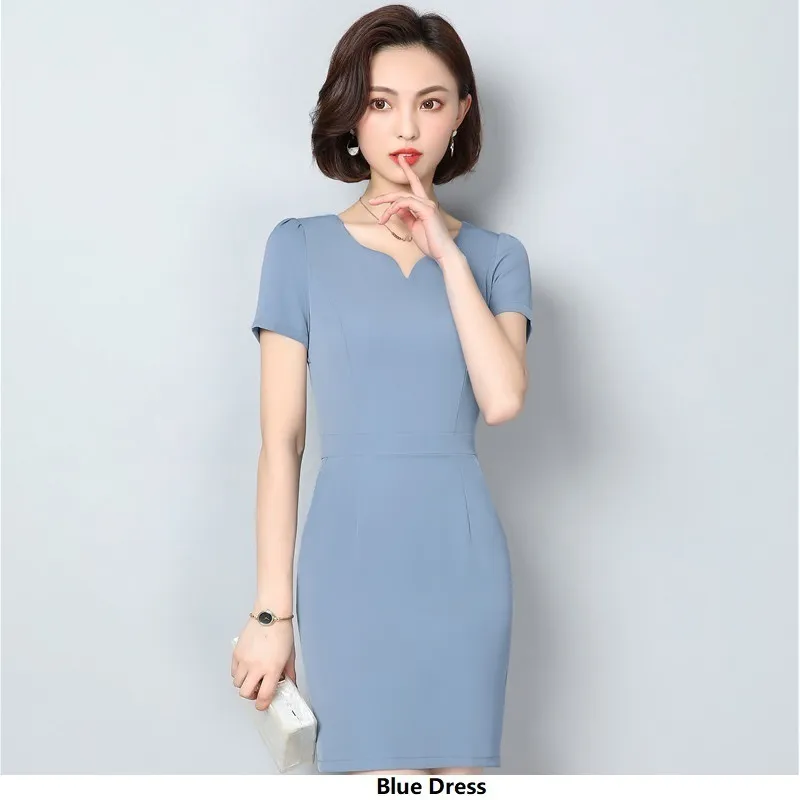 Short sleeve dresses for work cheap