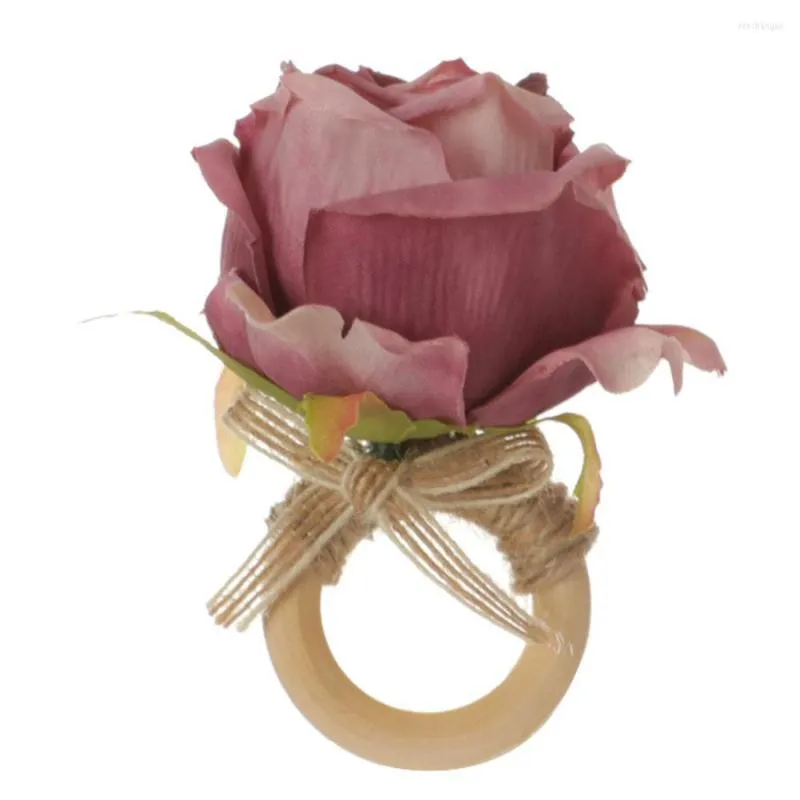 Dekorativa blommor Ring Silkduk