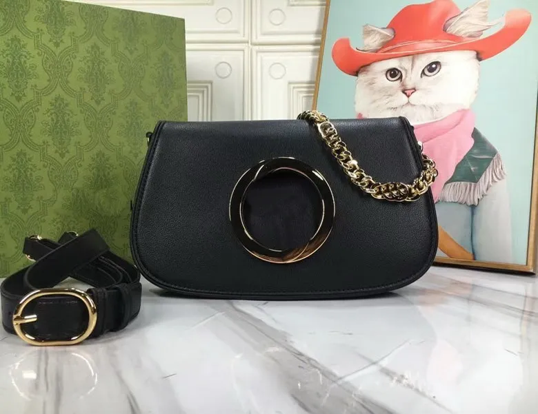 Luxury Designer Real Leather Gold Chain Shoulder Bag With Tassels Black  Tote Handbag Replica For Women, Small Size With Wallets From Bags254,  $82.08