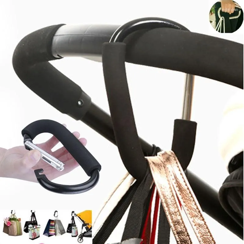 Stroller -onderdelen Babyhanger Tas Hooks PRAM Roteren 360 graden autostoeltjes accessoires Organisator
