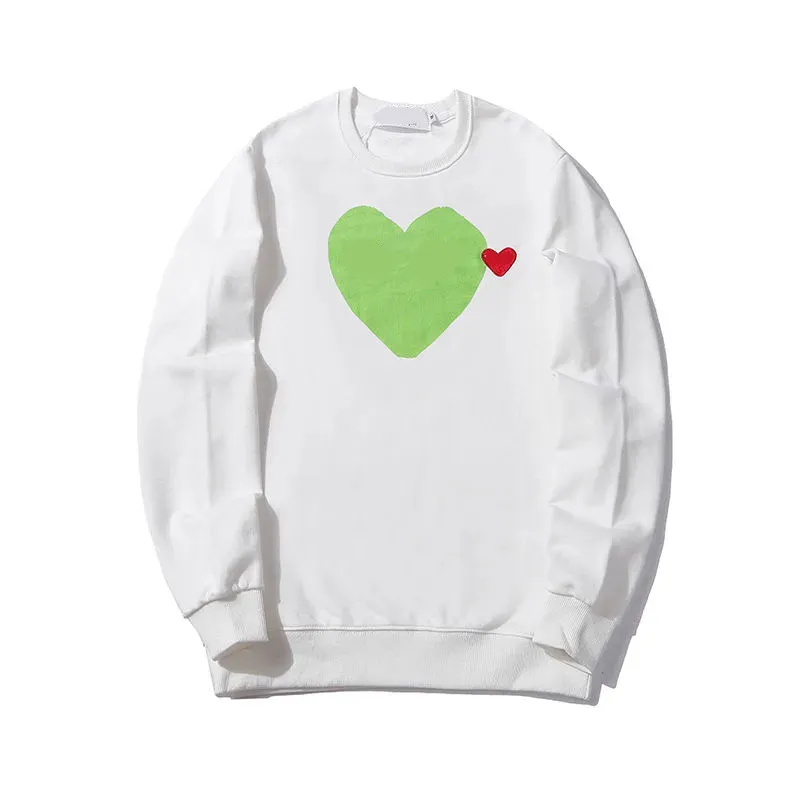 Play Designer Sweats à capuche pour hommes Fashion Heart Badge Sweatshirt Tendance Top en coton Vêtements Tag Complete 111