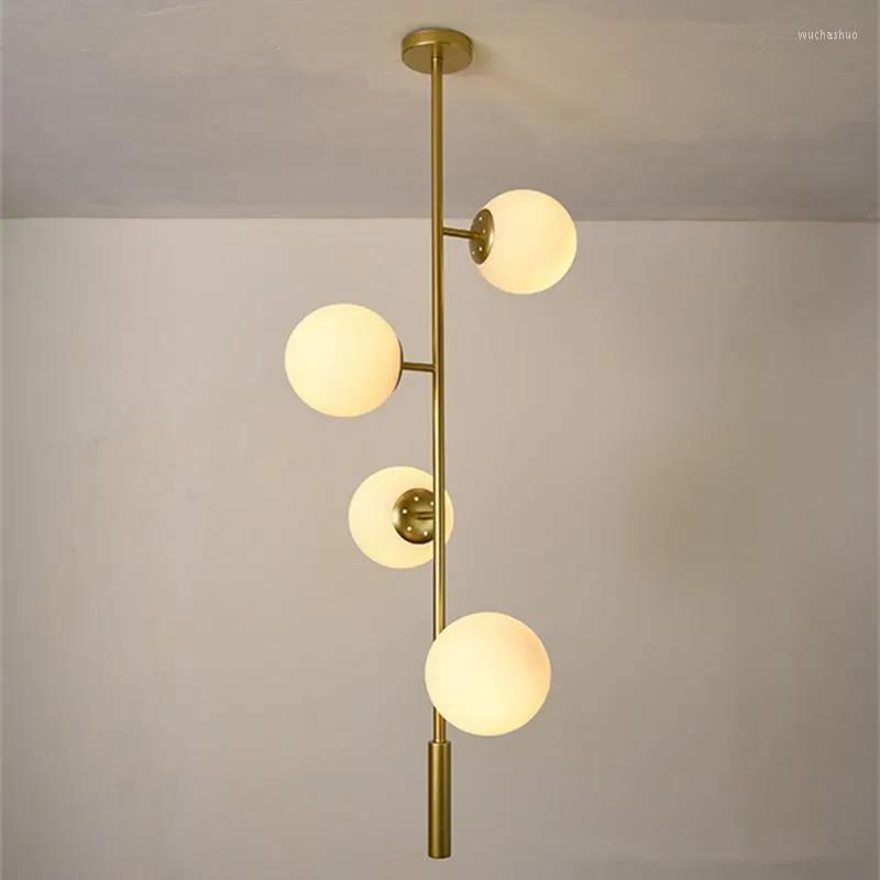 Pendantlampor Nodric Loft Designer Golden LED -ljuskrona Creative Molecular Living Room El Kitchen Dinner Study G9 Hängande ljusarmaturer