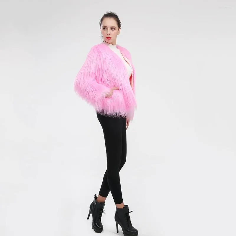 Женский мех 2022 зимний жилет Faux Women Jacket Mink Overwear