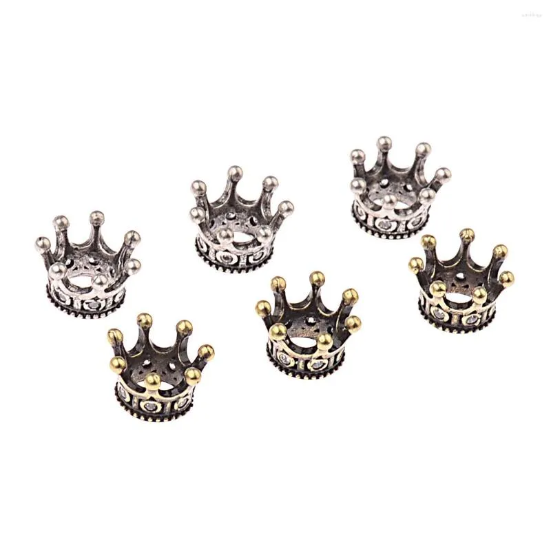 P￤rlor Antik guldf￤rg Imperial Crown f￶r smycken Making Spacer Fit Armband Tillbeh￶r Partihandel