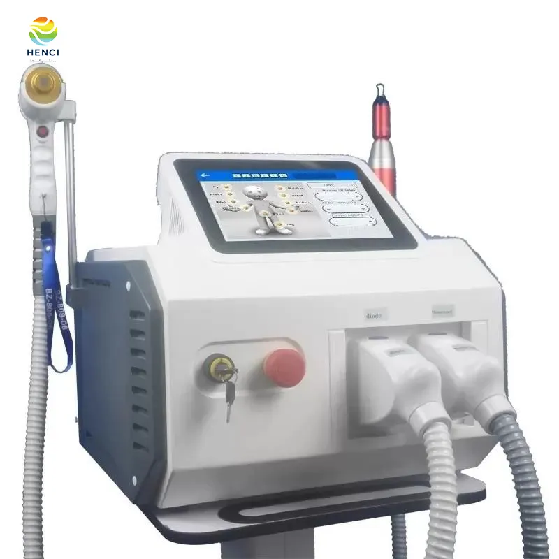 2 I 1 Picosecond Laser Tattoo Removal Skin Rejuvenation Whitening Machine 1200W Diode Laser 808 755 1064 Hår Ta bort utrustning 2023