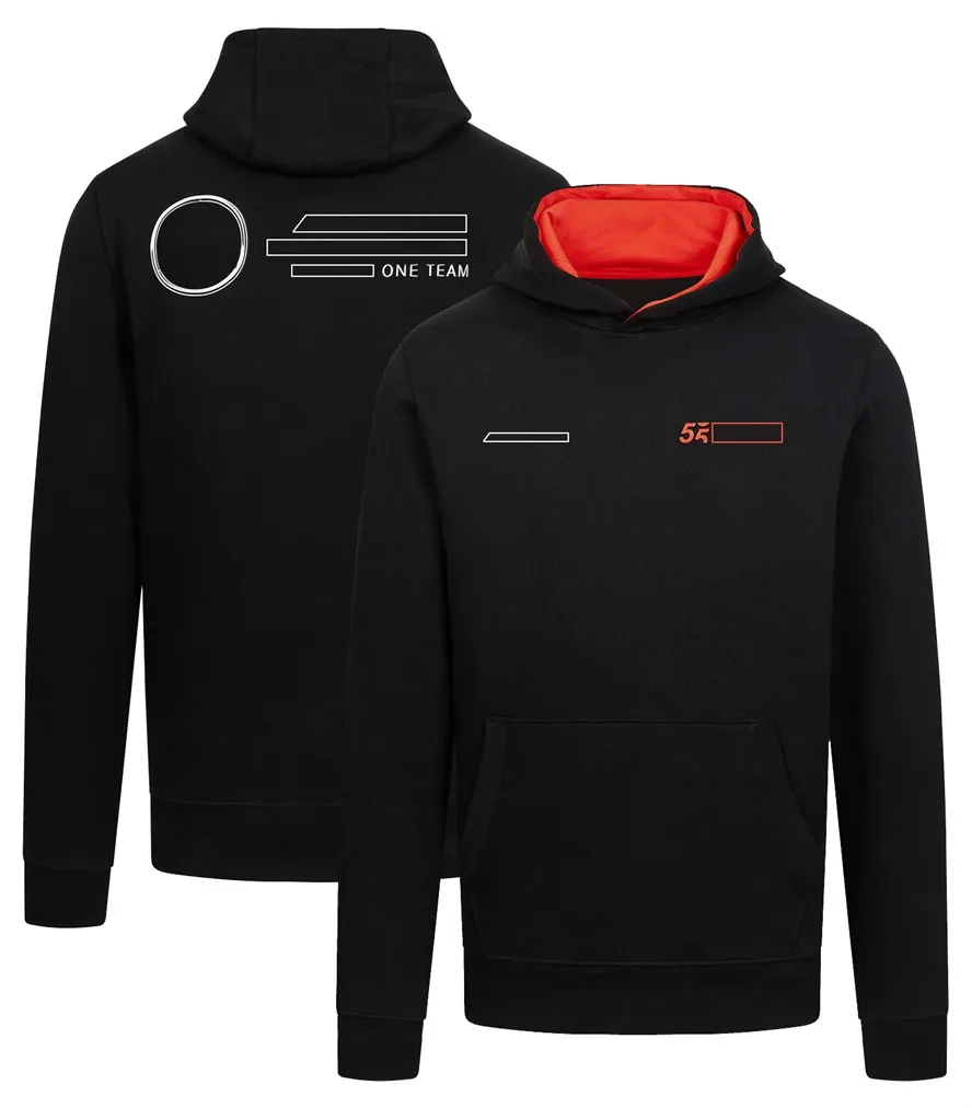 Tuta da corsa F1 Formula 1 Team 55th Anniversary Edition Abbigliamento con cappuccio 2022 Nuovo abbigliamento