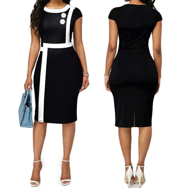 princess polly baby blue dress Black Work Dresses main image 0
