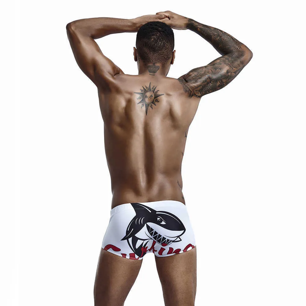 Swimwear Boxer Professional Swimming Shorts Summer Surfing Leuke Shark Gedrukte slips Baden J220913