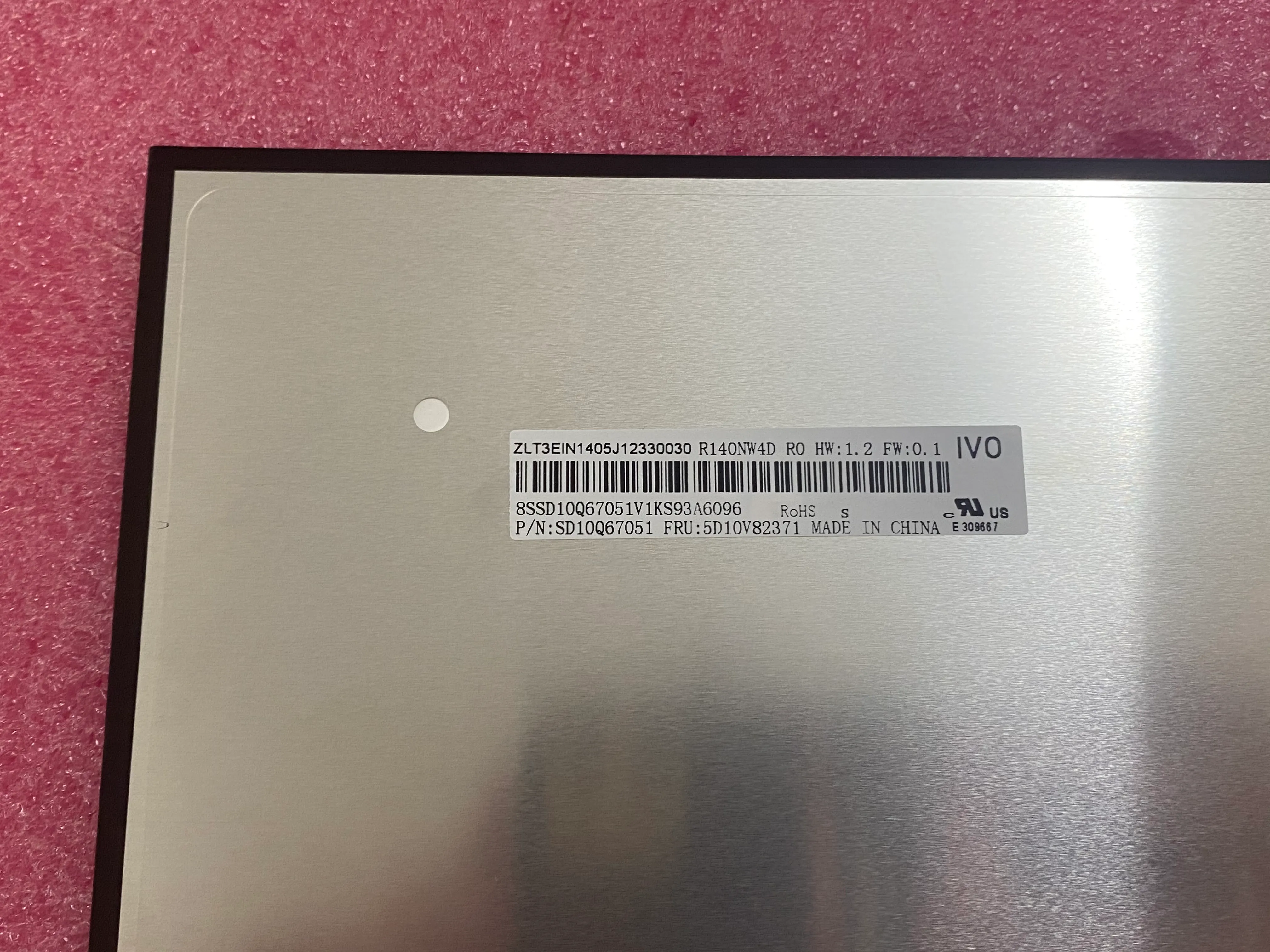 Lenovo Thinkpad X1 Carbon Gen 9 LCD Touch Screen R140NW4D R0 5D10V82371