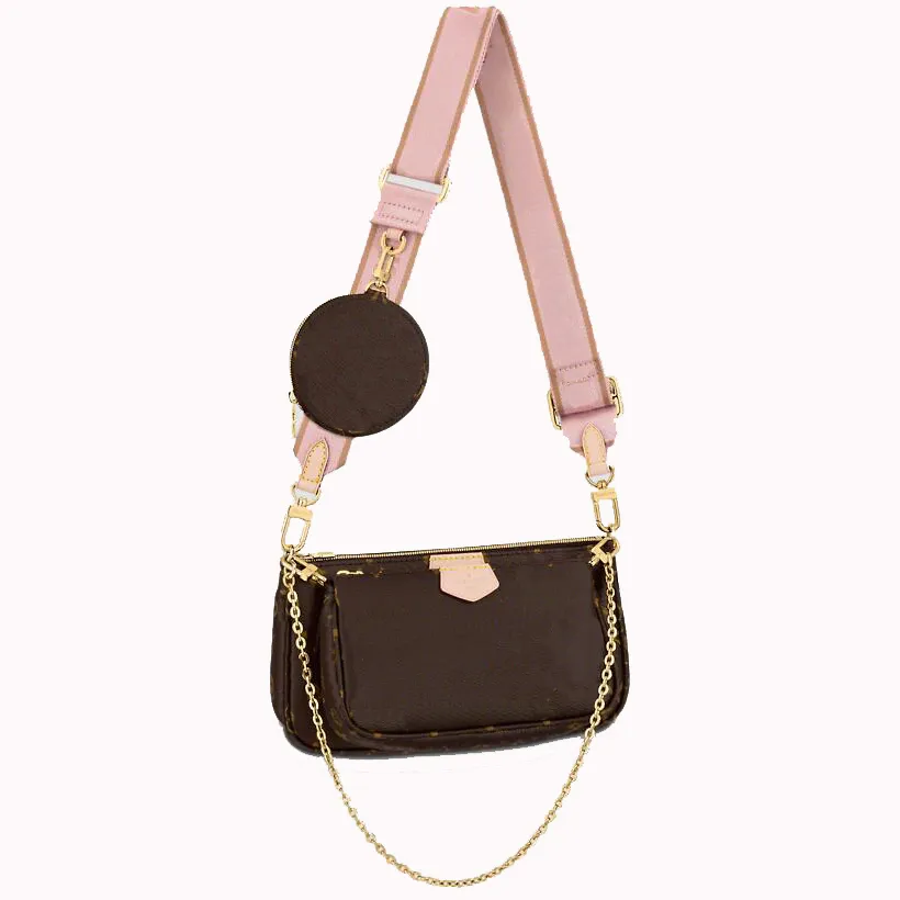 Realfine Bags 5A M44840 Multi Pochette Accessoires Canvas Shoulder
