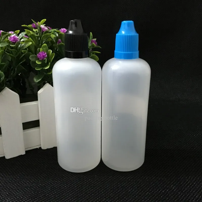 E Liquid Dropper Bottles empty Plastic Bottle 100Ml With Childproof Cap Empty E-Cig For E-Liquid