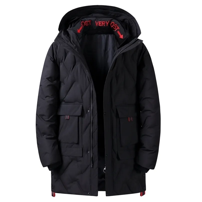 High Quality Mens Winter Down Parkas 90% White Duck Down Snow Jackets ...