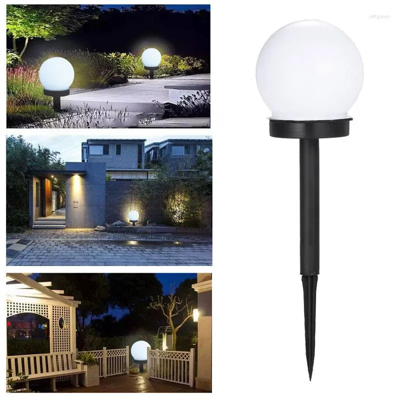 LED LUDRO DE LUZ DE ENERGIA SOLAR ENERENCIA Lâmpada à prova d'água do jardim ao ar livre Ball Lights Ball Lights Palandscape Decorativa