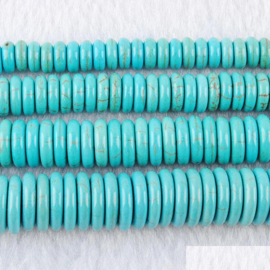 Pierre 3X8Mm Turquoise Lâche Pierre Gemme Rondelle Perle Pour La Fabrication De Bijoux Accessoires 15,5 By930 Drop Delivery 2021 Mjfashion Dhj6K