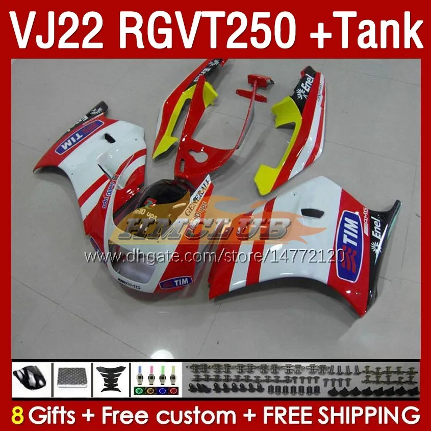 Tankmässor för Suzuki RGVT250 RGV-250 SAPC VJ22 160NO.19 RGV250 VJ 22 RGVT-250 90 91 92 93 94 95 96 RGVT RGV 250 CC 1990 1991 1992 1993 1994 1995 1996 Fairing White Glossy