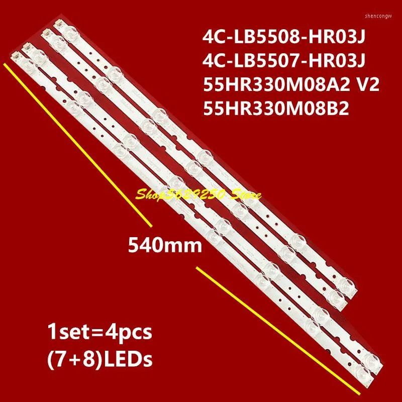 Полосы светодиодной подсветки для TCL 55DP603 55P65US 4C-LB5508-HR03J 4C-LB5507-HR03J